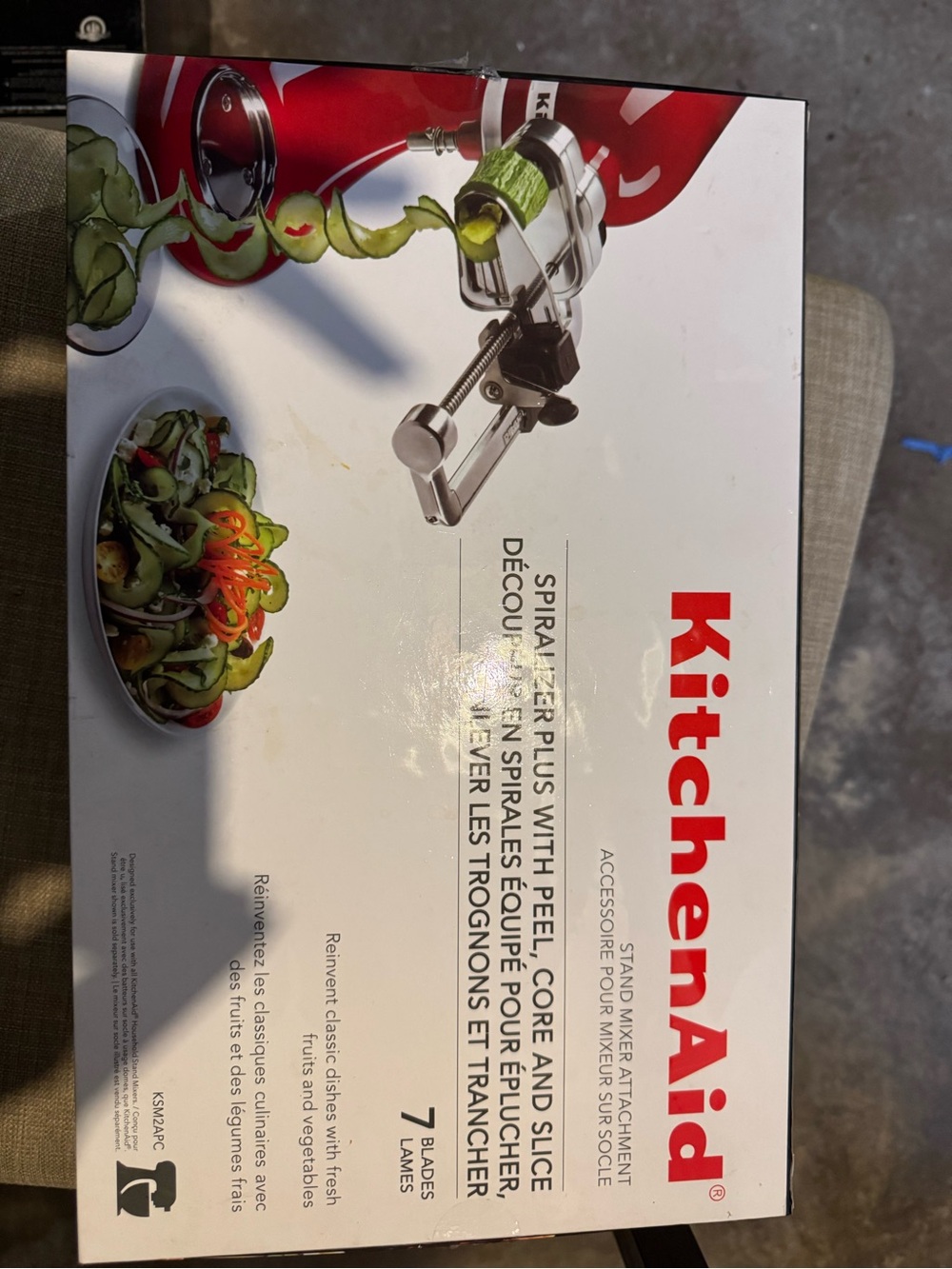 KitchenAid Red Spiralizer Plus Accessory